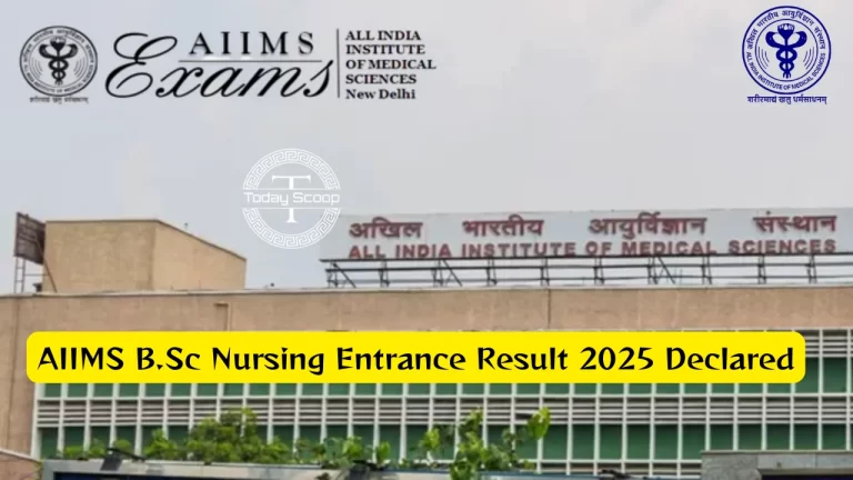 AIIMS B.Sc Nursing Result 2025